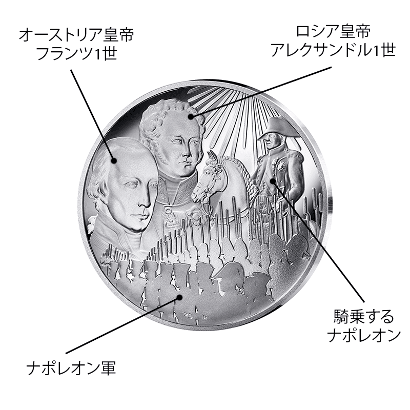 ナポレオン 生誕200周年記念 ハイレリーフ・プルーフ銀貨 セントヘレナ 2021 ナポレオン 没後 200周年 金貨 プルーフ 箱と証明書