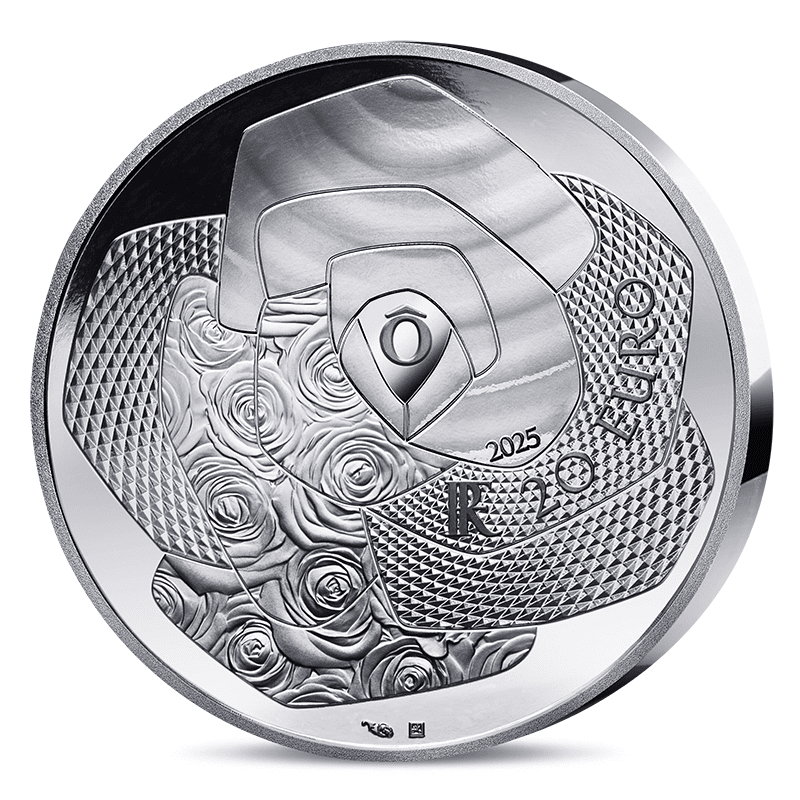 フランス 2025年 ランコム創設90周年 20ユーロ銀貨 プルーフ（ハイ