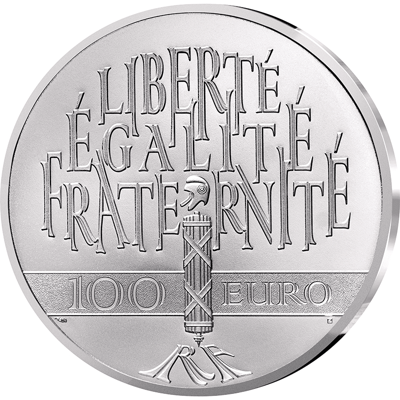 フランス 2026年 フランスの精神 バスティーユの精霊 100ユーロ銀貨 未