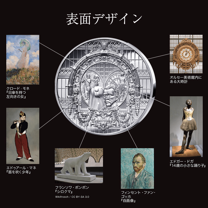 フランス 2026年 オルセー美術館開館40周年 20ユーロ銀貨 プルーフ