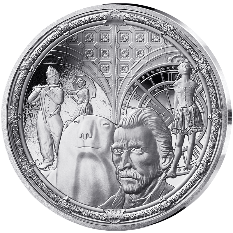 フランス 2026年 オルセー美術館開館40周年 50ユーロ銀貨 プルーフ