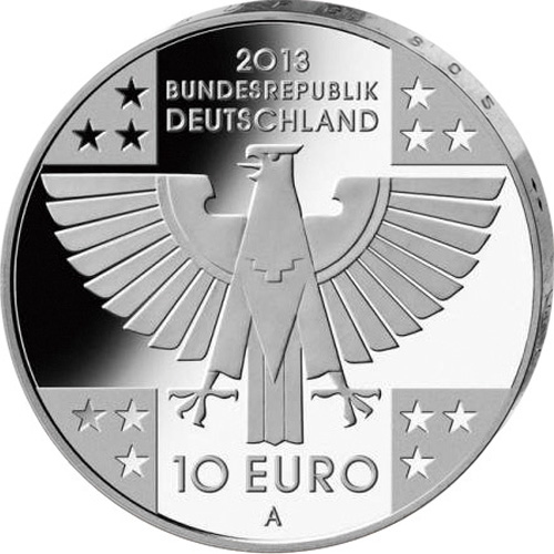 ドイツ 2013年 ドイツ赤十字社150周年 10ユーロ白銅貨 未使用