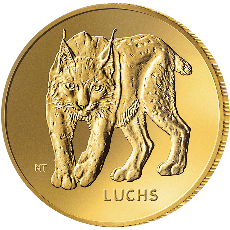 ドイツ 2025年 絶滅危惧動物の復活シリーズ 「オオヤマネコ」 20ユーロ