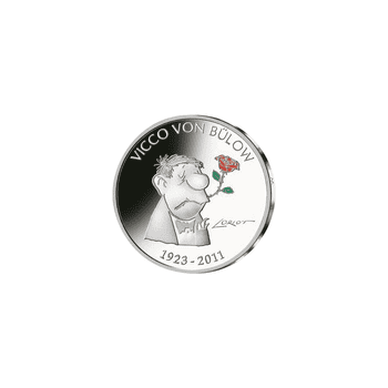 ドイツ 2023年 ヴィッコ・フォン・ビューロー(ロリオ)生誕100周年 20ユーロカラー銀貨 プルーフライク