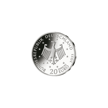 ドイツ 2023年 ヴィッコ・フォン・ビューロー(ロリオ)生誕100周年 20ユーロカラー銀貨 未使用