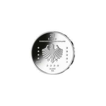 ドイツ 2023年 ヴィルヘルム・シッカートの計算機誕生400周年 20ユーロ銀貨 プルーフライク