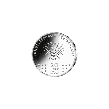 ドイツ 2023年 ベルトルト・ブレヒト生誕125周年 20ユーロ銀貨 未使用