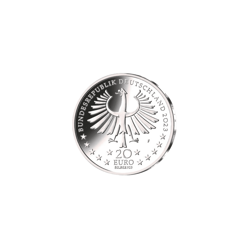 ドイツ 2023年 グリム童話 「しあわせなハンス」 20ユーロ銀貨