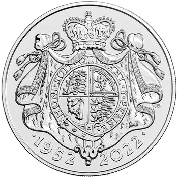 英国 2022年 女王エリザベス2世在位70周年 プラチナ・ジュビリー 5ポンド白銅貨 未使用