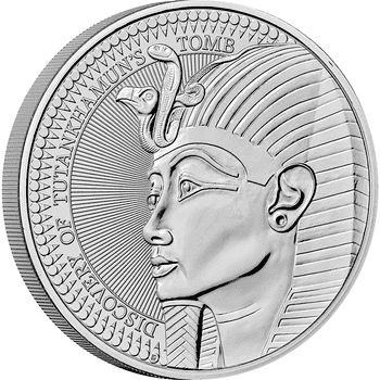 英国 2022年 ツタンカーメン王の墓発見100周年  5ポンド白銅貨 未使用