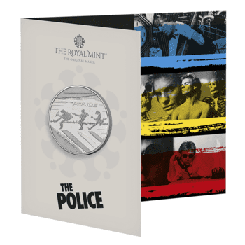 英国 2023年 伝説のミュージシャン The Police 5ポンド白銅貨 未使用