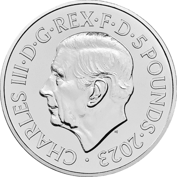 英国 2023年 メアリー・シーコール 5ポンド白銅貨 無制限