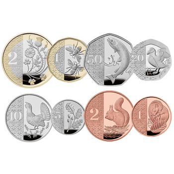 英国 2023年 国王チャールズ3世初の通常貨セット 通常貨8種プルーフセット