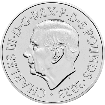 英国 2023年 007 シリーズ60年の軌跡 ～1970年代作品～ 5ポンド白銅貨 未使用