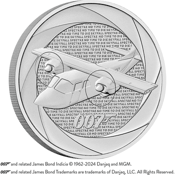 英国 2024年 007 シリーズ60年の軌跡 ～2010/2020年代作品～ 5ポンド白銅貨 未使用