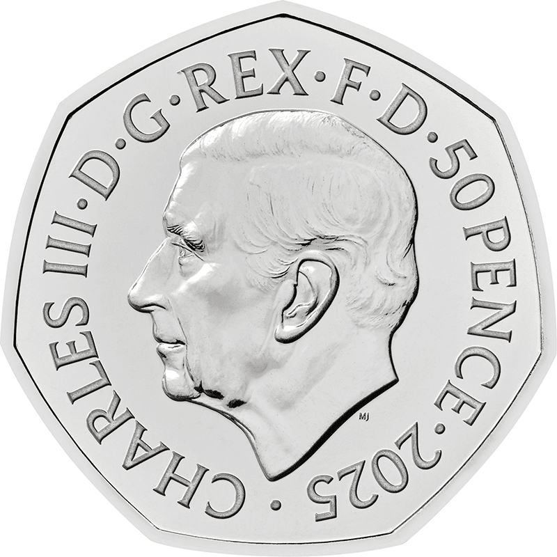 英国 2025年 メアリー・ポピンズ 50ペンス白銅貨 未使用 | オンライン