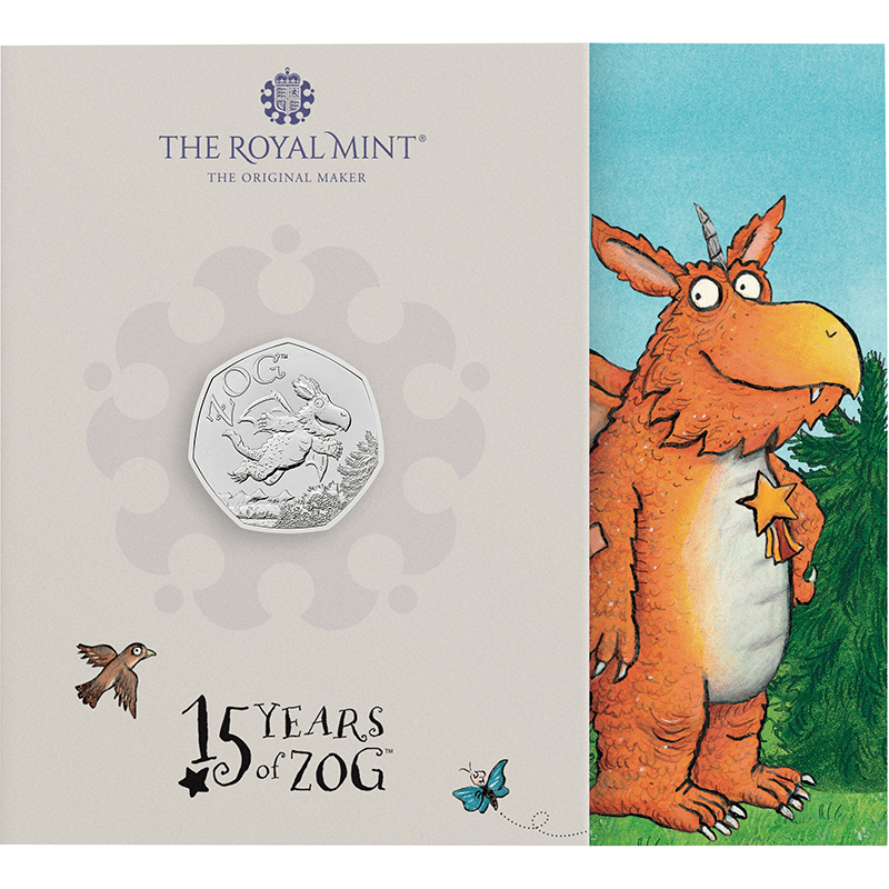 英国 2025年 『ゾグ』出版15周年 50ペンス白銅貨 未使用 | オンライン