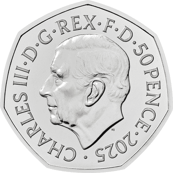 英国 2022年 女王エリザベス2世 50ペンスピエフォー銀貨 プルーフ