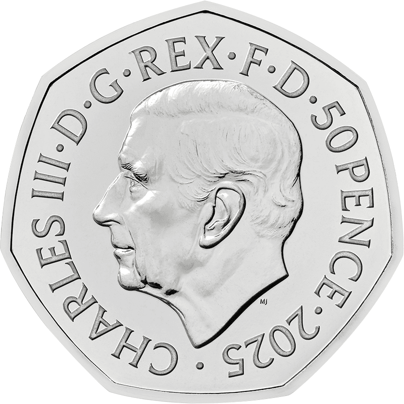 英国 2025年 スノーマン(TM) 50ペンス白銅貨 未使用 | オンライン