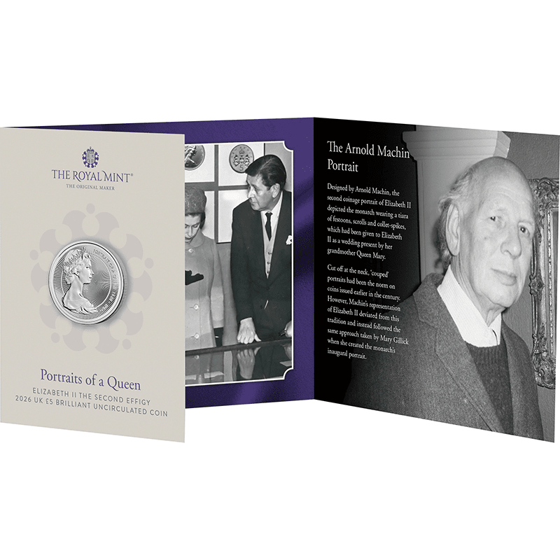英国 2026年 エリザベス2世の肖像 第2の肖像 アーノルド・マチン作 5