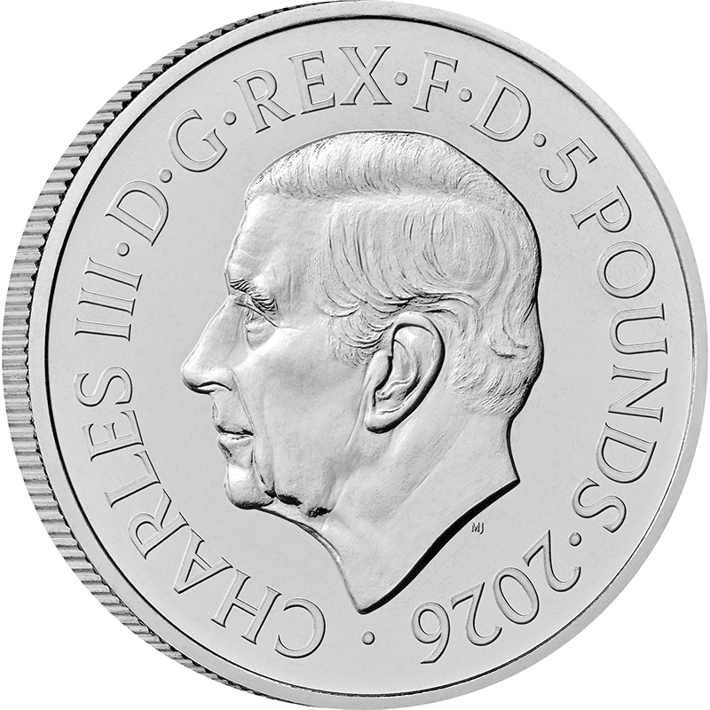 英国 2026年 ヴィクトリア女王の生涯 5ポンド白銅貨 未使用