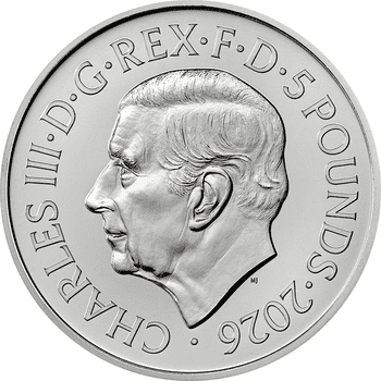 英国 2026年 エンジェル金貨 2ポンド銀貨 1オンス プルーフ