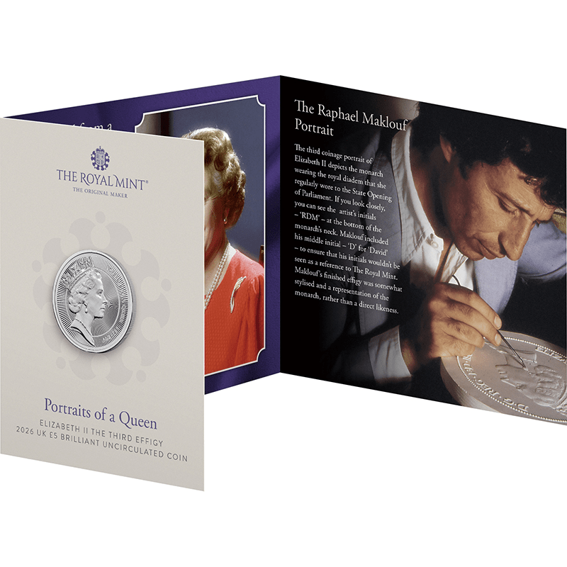 英国 2026年 エリザベス2世の肖像 第3の肖像 ラファエル・マクルーフ作