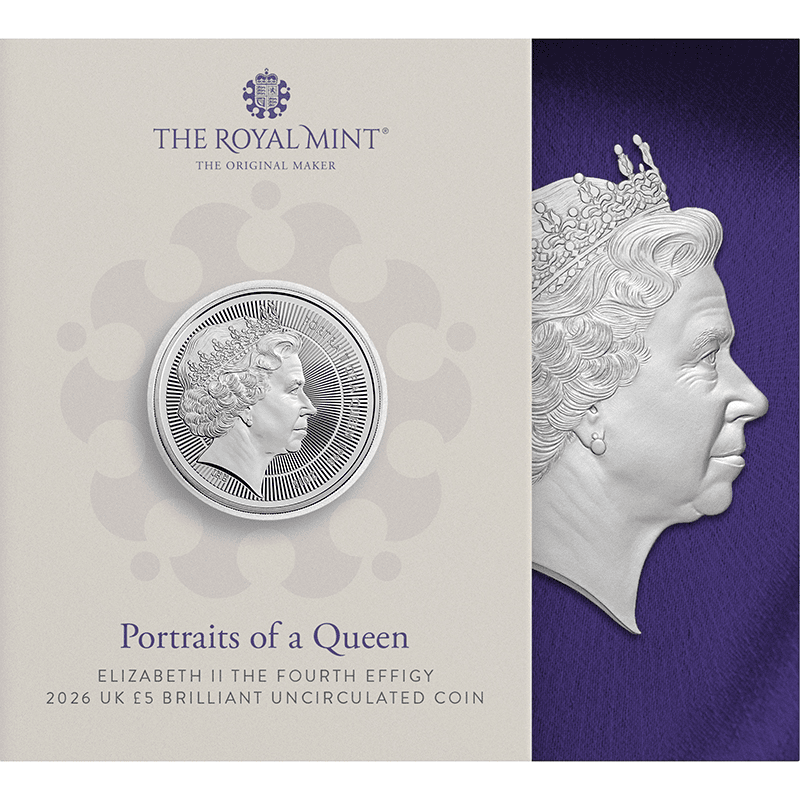 英国 2026年 エリザベス2世の肖像 第4の肖像 イアン・ランクブロード