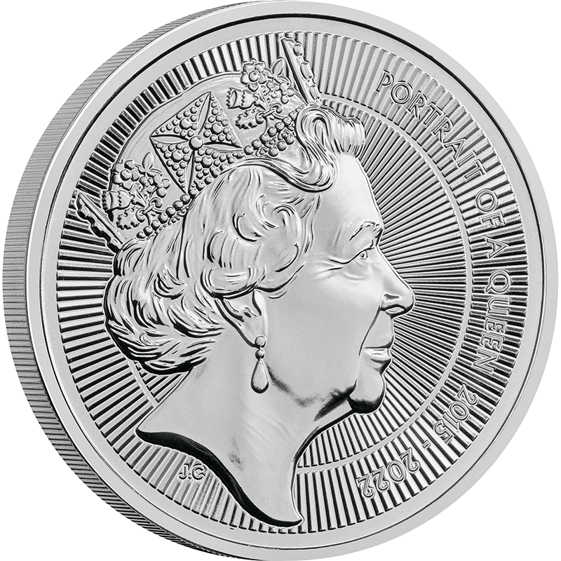 英国 2026年 エリザベス2世の肖像 最終貨 第5の肖像 ジョディ