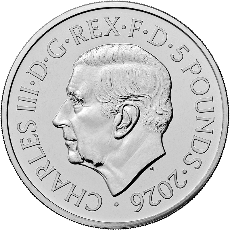 英国 2026年 伝説のミュージシャン スパイス・ガールズ 5ポンド白銅貨