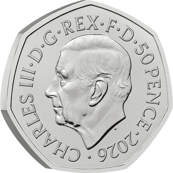 英国 2026年 ヴィクトリア女王の生涯 5ポンドピエフォー銀貨 プルーフ