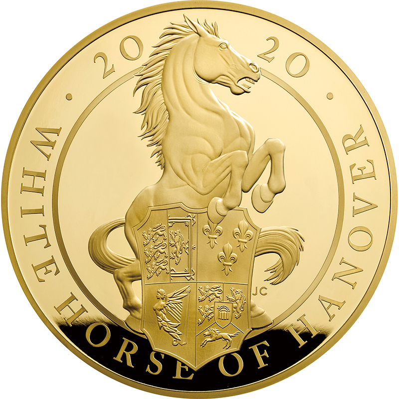 英国 年 英国紋章の獣コレクション ハノーヴァーの白馬 1000ポンド金貨 1キロ プルーフ Taisei Coins Online Shop 泰星コイン株式会社 オンラインショップ