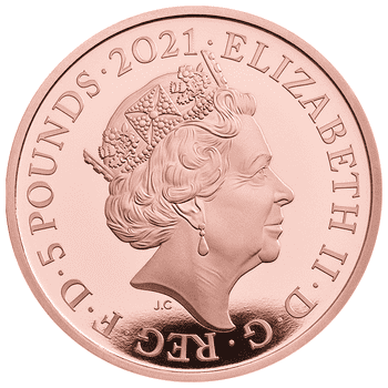 英国 2021年 記念金貨セット 金貨5種プルーフセット