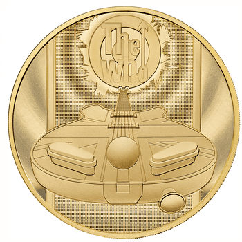 英国 2021年 伝説のミュージシャン The Who (ザ・フー) 1000ポンド金貨 プルーフ