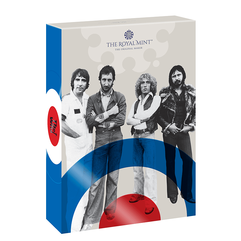 英国 2021年 伝説のミュージシャン The Who (ザ・フー) 1000ポンド金貨 