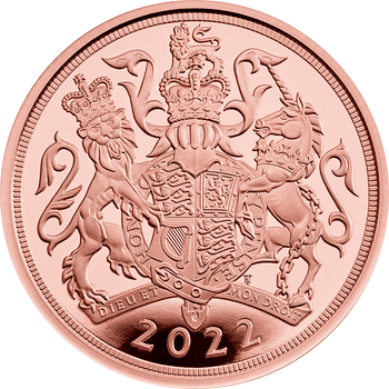 英国 2022年 ソブリンプルーフ金貨コレクション 1ソブリン金貨 プルーフ