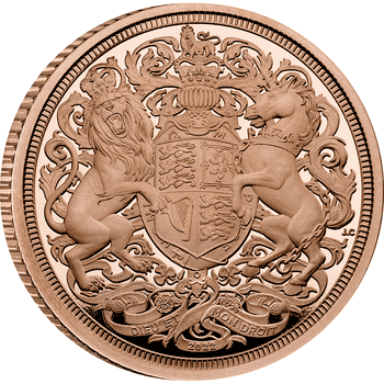 英国 2022年 ソブリン金貨コレクションチャールズ3世 1/2ソブリン金貨 プルーフ 特別デザイン
