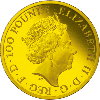 英国 2023年 英国神話と伝説 アーサー王 25ポンド金貨 プルーフ 
