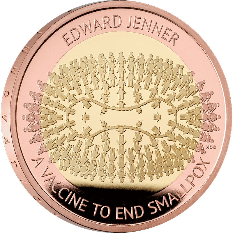 (完売品) エドワード・ジェンナー没後200周年 2ポンド複合貨 英国 2023