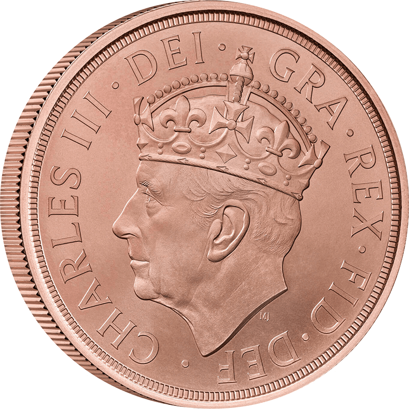 チャールズ3世　戴冠式　5ポンド・50ペンス貨幣セット