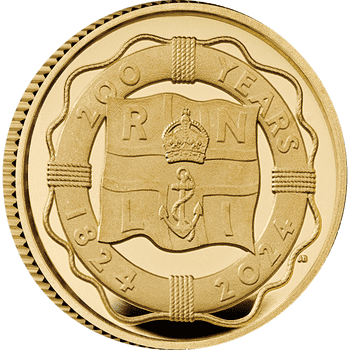 英国 2024年 英国王立救命艇協会設立200周年 50ペンス金貨 1/40オンス プルーフ