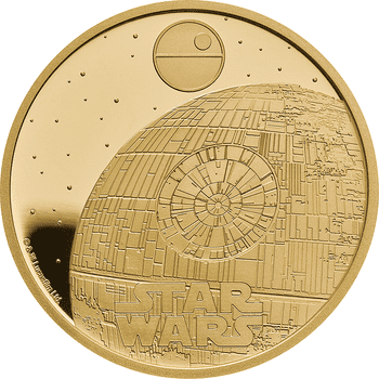 英国 2024年 スター・ウォーズ 最終貨 第2デス・スター 25ポンド金貨 プルーフ