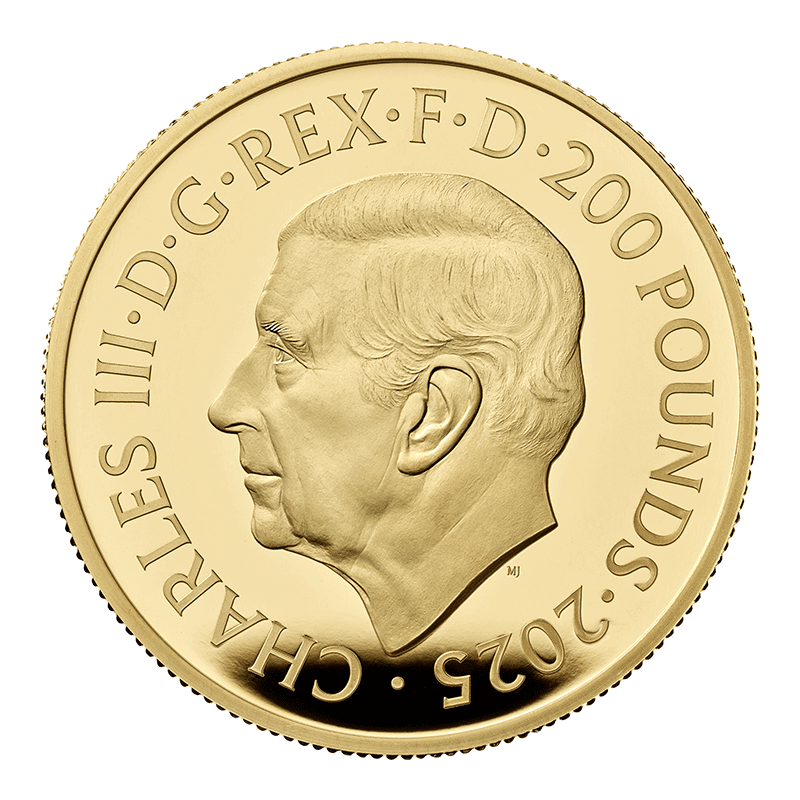 英国 2025年 伝説のミュージシャン ＜ジョン・レノン＞ 200ポンド金貨