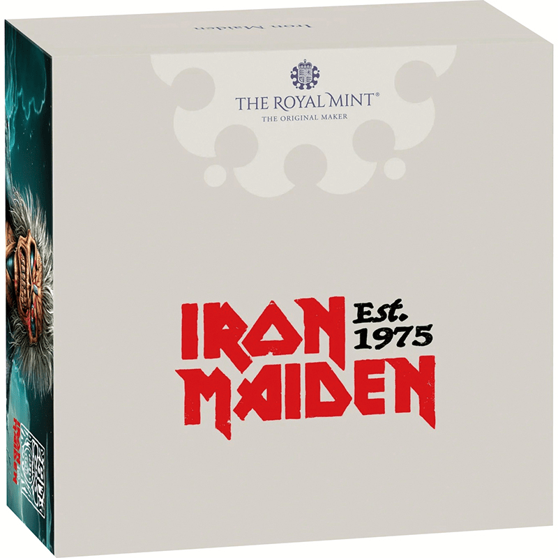 最新 ミュージックレジェンド 2025 イギリス 金貨 アイアンメイデン 英国 2025年 伝説のミュージシャン アイアン・メイデン 200ポンド金貨