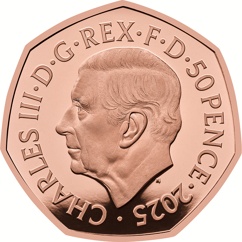 英国 2025年 ハリー・ポッター 最終貨 守護霊の呪文 50ペンス金貨