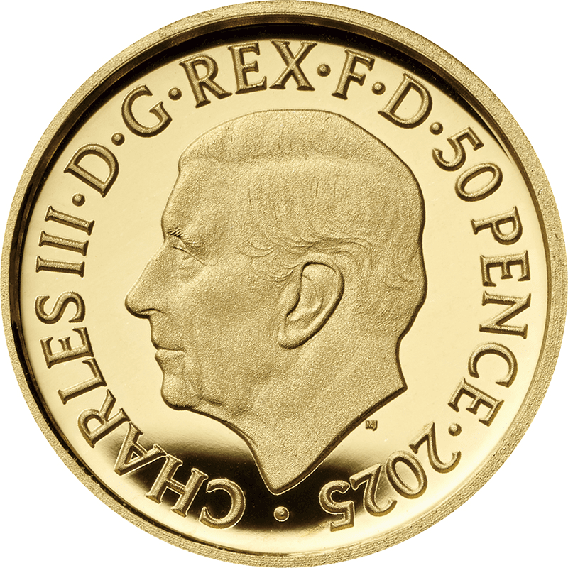 英国 2025年 モノポリー90周年 50ペンス金貨 1/40オンス プルーフ