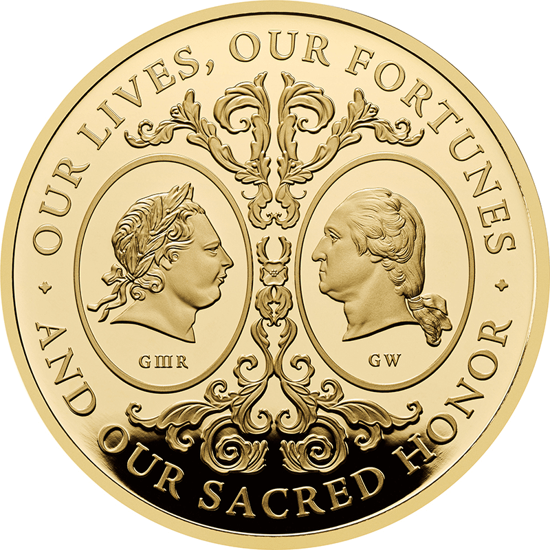 供給元問合せ】 英国 2025年 アメリカ独立戦争250周年 二人のジョージ