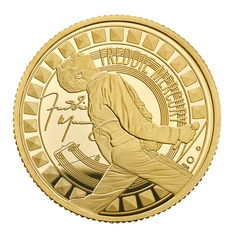 英国 2025年 伝説のミュージシャン フレディ・マーキュリー 25ポンド