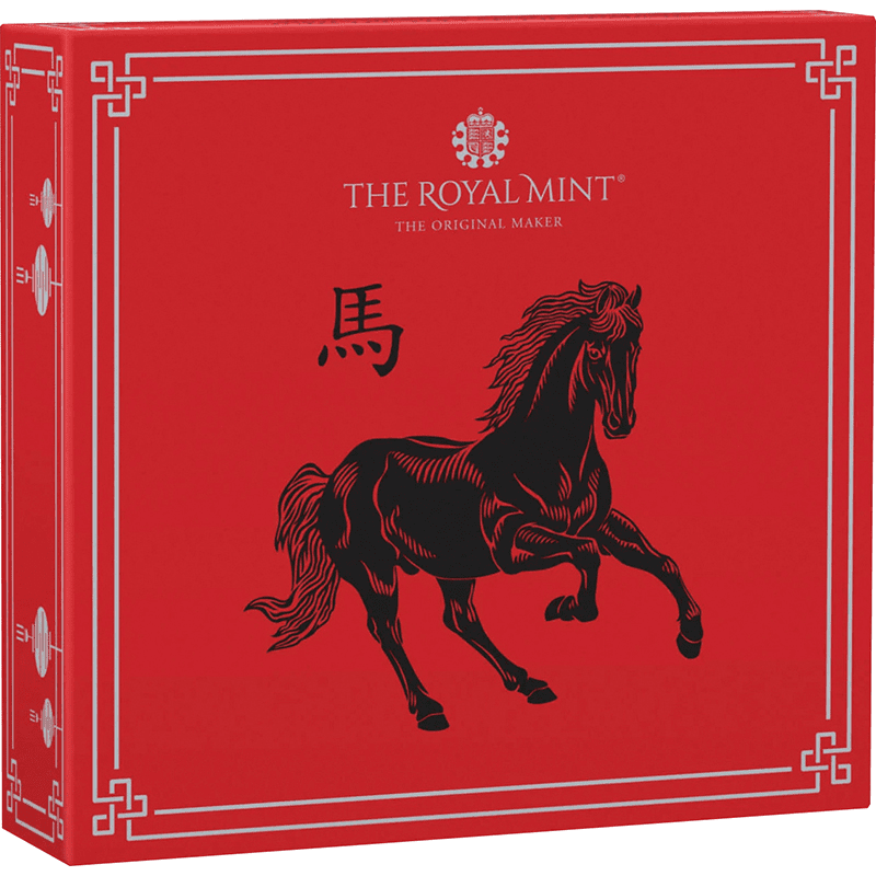英国 2026年 午年馬図記念コイン 25ポンド金貨 1/4オンス プルーフ