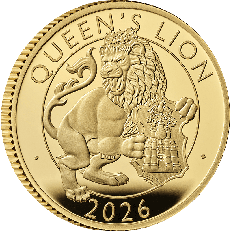 英国 2026年 テューダー家紋章の獣コレクション 女王のライオン 25